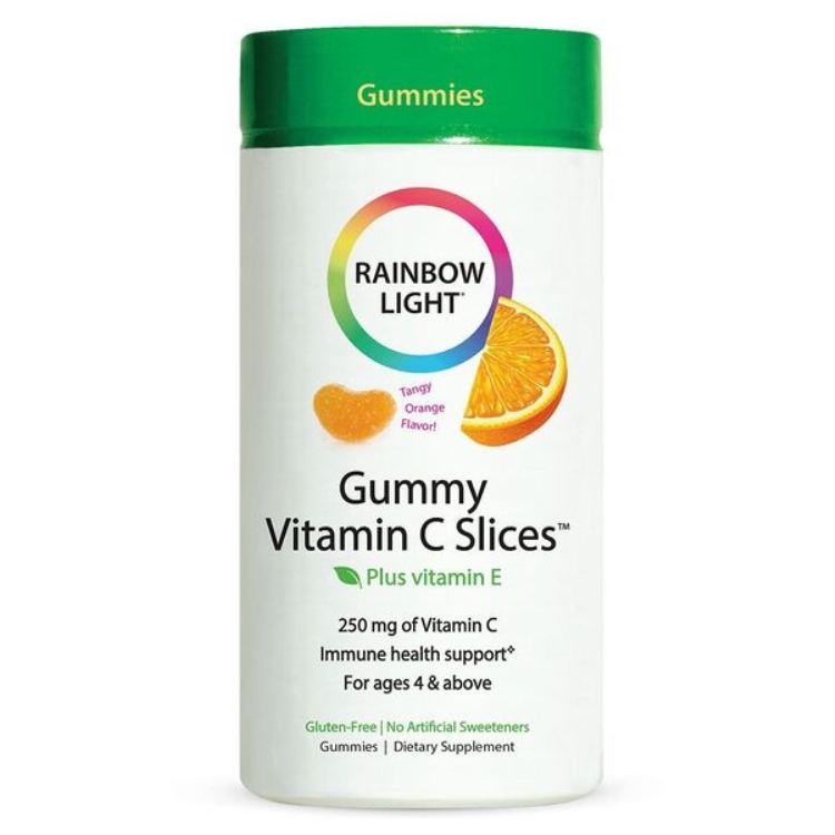 Fette di vitamina C gommose, arancia piccante - 75 gommose