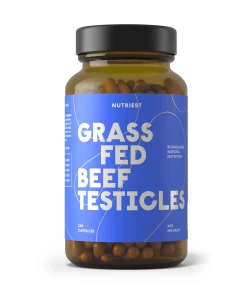 Testicoli di manzo essiccati alimentati a erba - 240 capsule