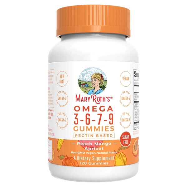 Omega 3-6-7-9, Pesca Mango Albicocca - 120 caramelle gommose