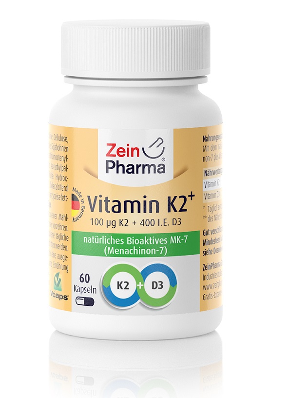 Vitamina K2+ Menachinon-7, 100mcg - 60 caps