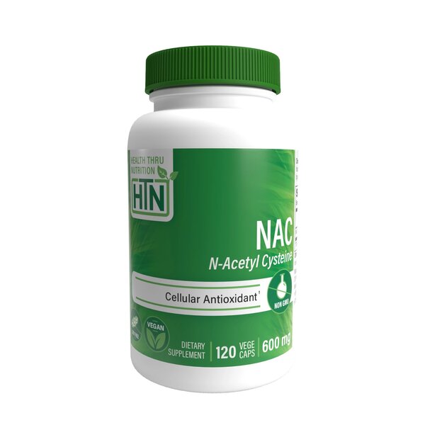NAC N-Acetyl Cysteine, 600mg - 120 vcaps