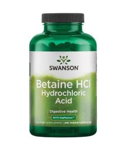 Betaine HCl Hydrochloric Acid - 250 vcaps