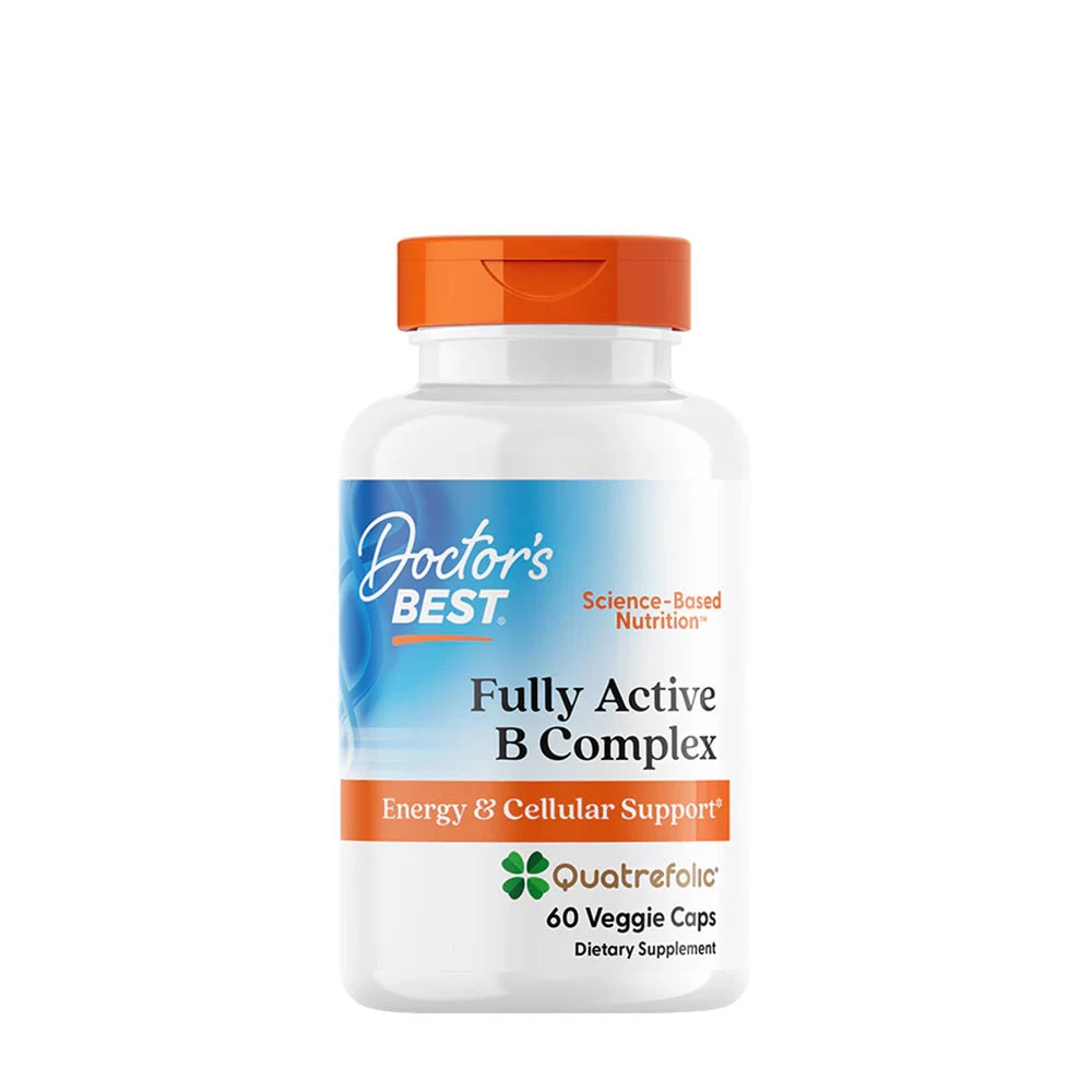 Doctor's Best - Fully Active B-Complex con Quatrefolic - 60 vcapsule vegetali