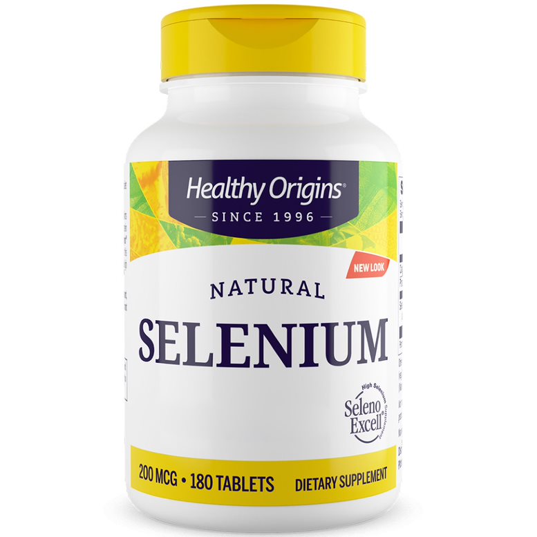 Healthy Origins Natural Selenium 200mcg 180 tablets