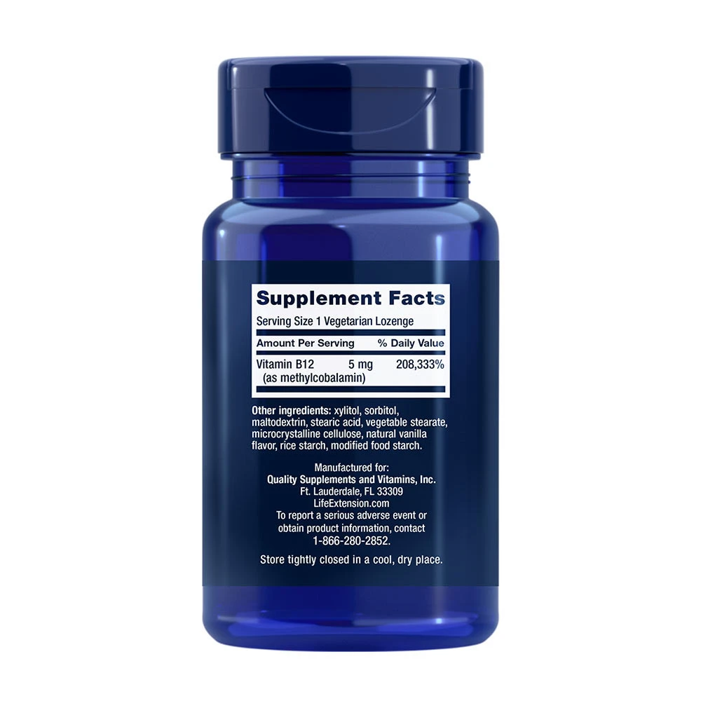 Metilcobalamina, 5mg - 60 pastiglie vegetali