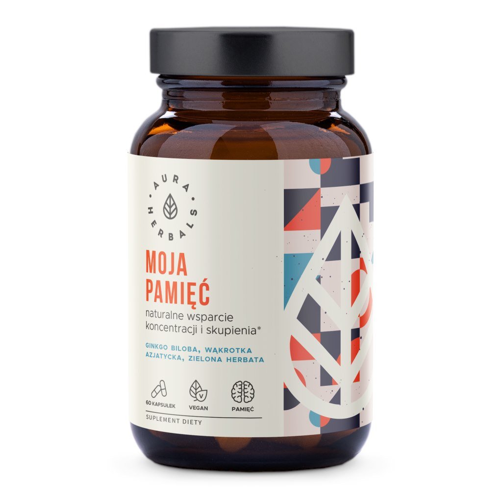 Aura Herbals - Supporto alla Memoria, Concentrazione e Attenzione (60 capsule)