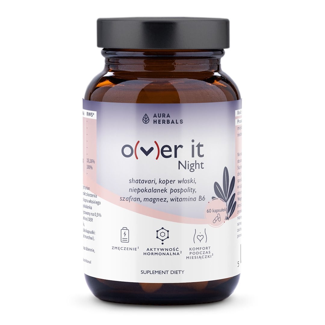Aura Herbals - Comfort Notturno Durante il Ciclo Mestruale, 60 capsule