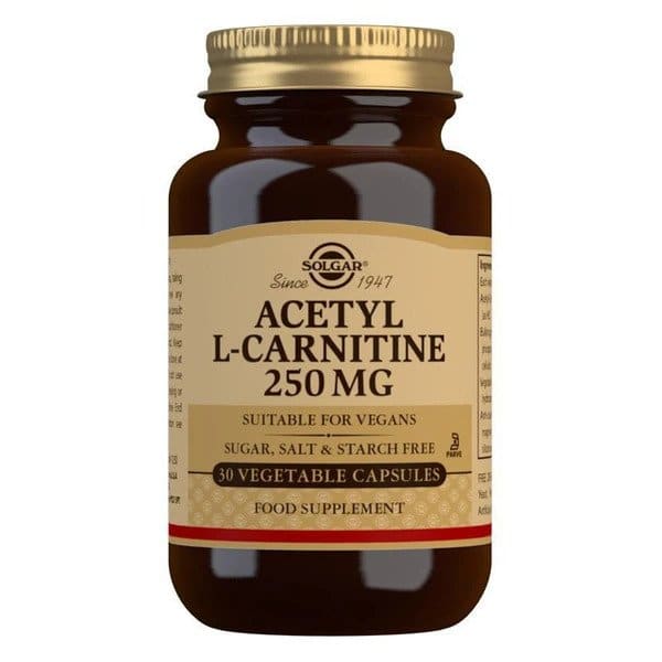 acetil-L-carnitina, 250 mg - 30 vcaps