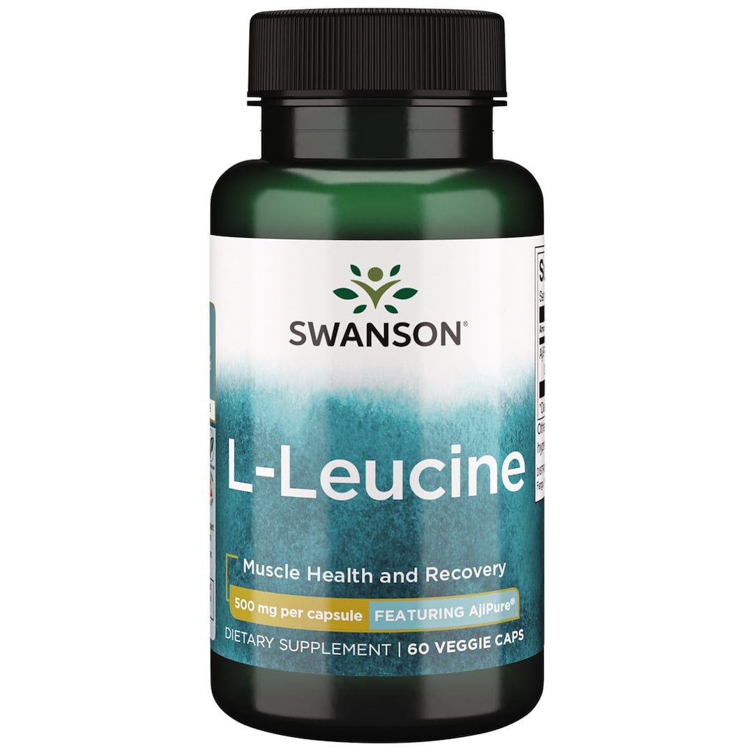 AjiPure L-Leucina, 500mg - 60 vcaps