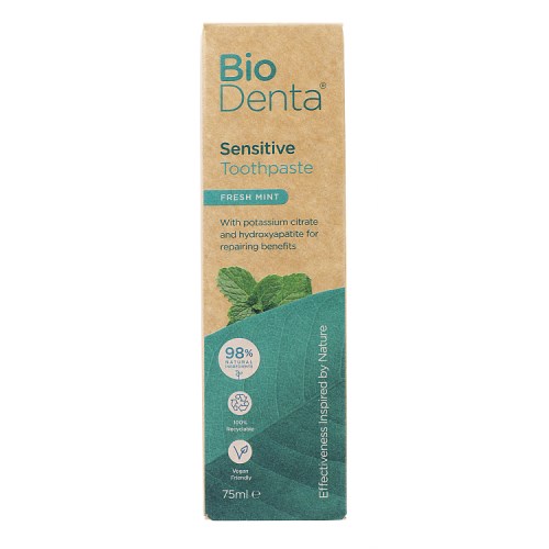 BeConfident - Pasta Dentifricia BioDenta per Denti Sensibili al Gusto di Menta Fresca (75 ml)