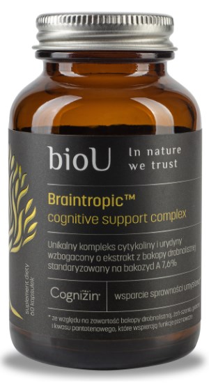 BioU - Complesso di supporto cognitivo Braintropic (60 capsule)
