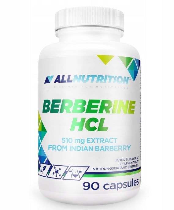 Allnutrition - Estratto di Berberina HCl 510 mg da Crespino Indiano - 90 capsule