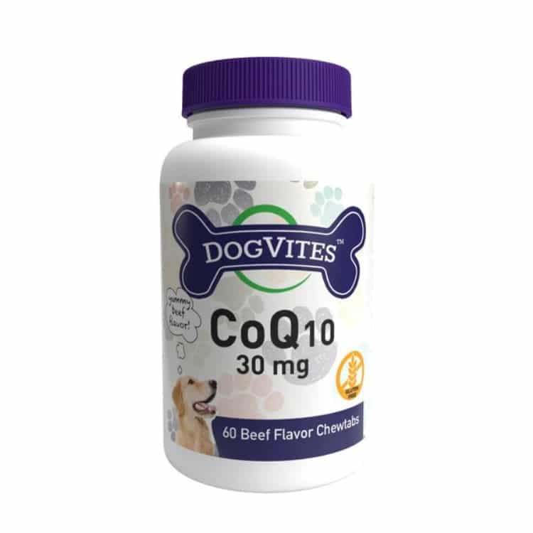 CoQ10 per cani, 30mg, sapore di manzo - 60 chewtabs