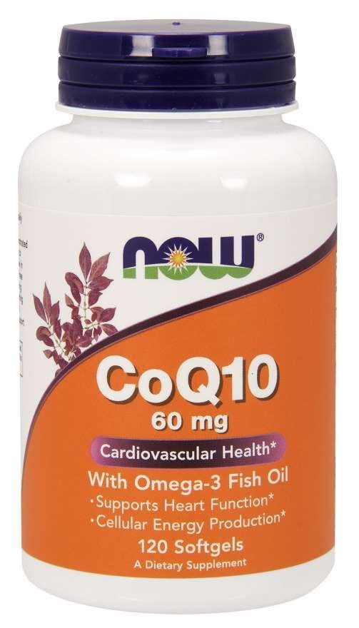 CoQ10 con Omega-3, 60mg - 120 softgels