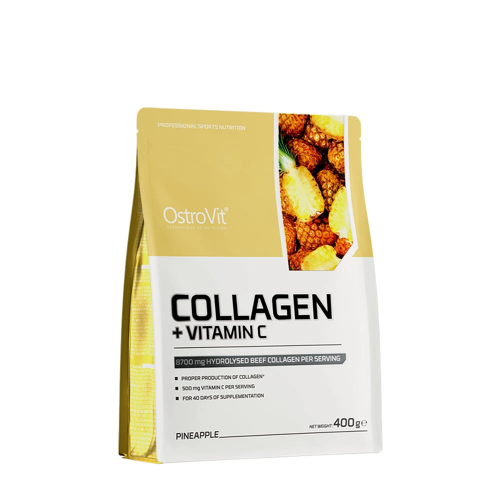 OstroVit - Collagene + Vitamina C, gusto Ananas - 400 g