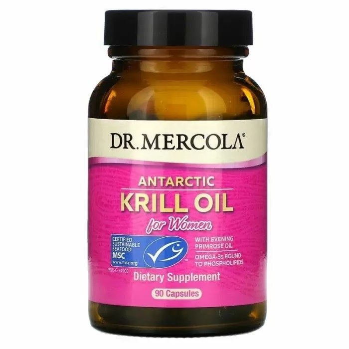 Dr. Mercola - Olio di Krill Antartico per Donne (90 capsule)