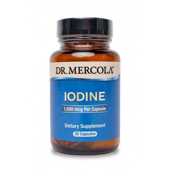 Dr. Mercola - Iodio 1,5 mg | Contribuisce alla Normale Funzione Tiroidea (30 capsule)