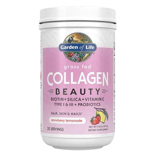Grass Fed Collagen Beauty, Limonata alla Fragola - 270g