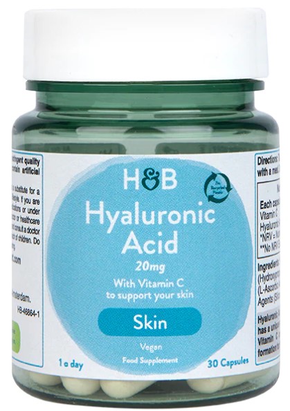 Acido ialuronico con vitamina C, 20mg - 30 caps