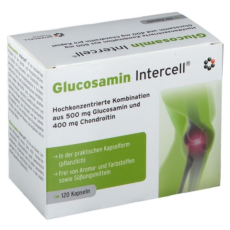 Intercell Pharma – Glucosamin-Intercell per Articolazioni e Cartilagine (120 capsule)