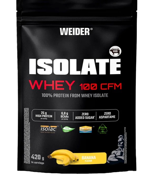 Weider - Isolato di Siero di Latte 100 CFM, Banana - 420g