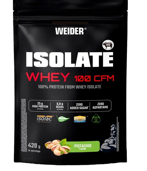 Weider - Isolato di Siero di Latte 100 CFM, Pistacchio - 420g