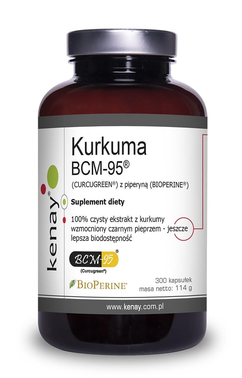 Kenay – Curcumina BCM-95 con Piperina (300 capsule)