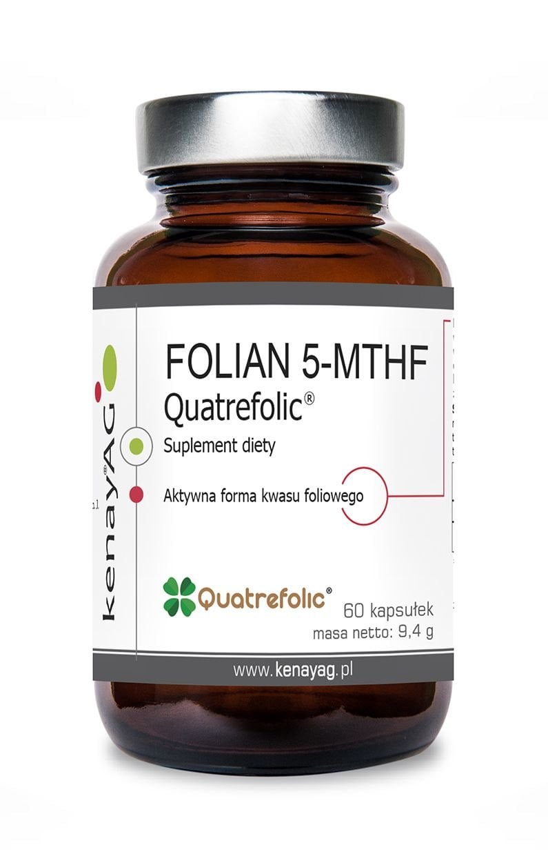 Kenay Folate 5-MTHF – Acido Folico Attivo con Quatrefolic (60 capsule)
