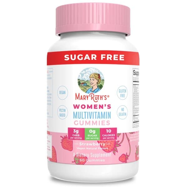 Gummies multivitaminici da donna, fragola - 60 caramelle gommose