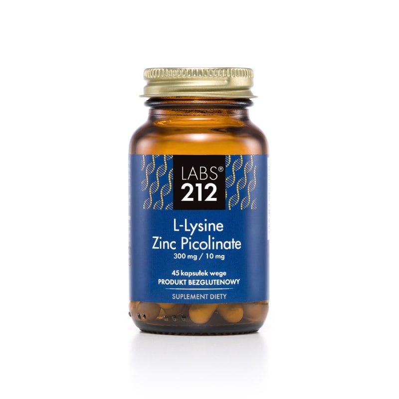 Labs212 - L-Lysine e Zinco Picolinato (45 capsule)