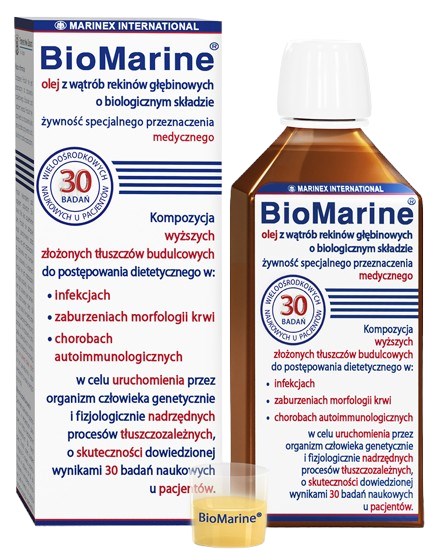 Marinex - Olio biologico di fegato di squalo abissale Marinex (100 ml)