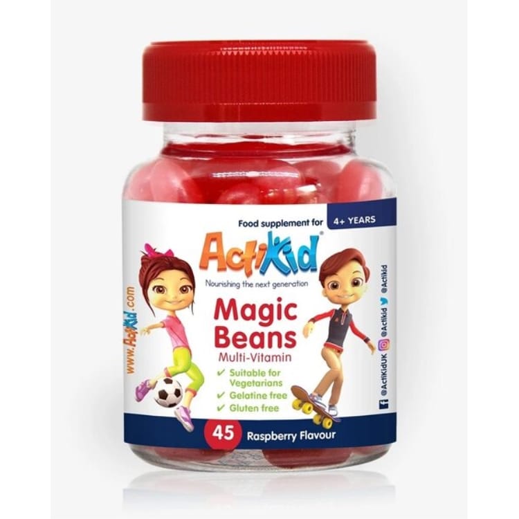 Magic Beans Multi-Vitamin, Lampone - 45 gummies