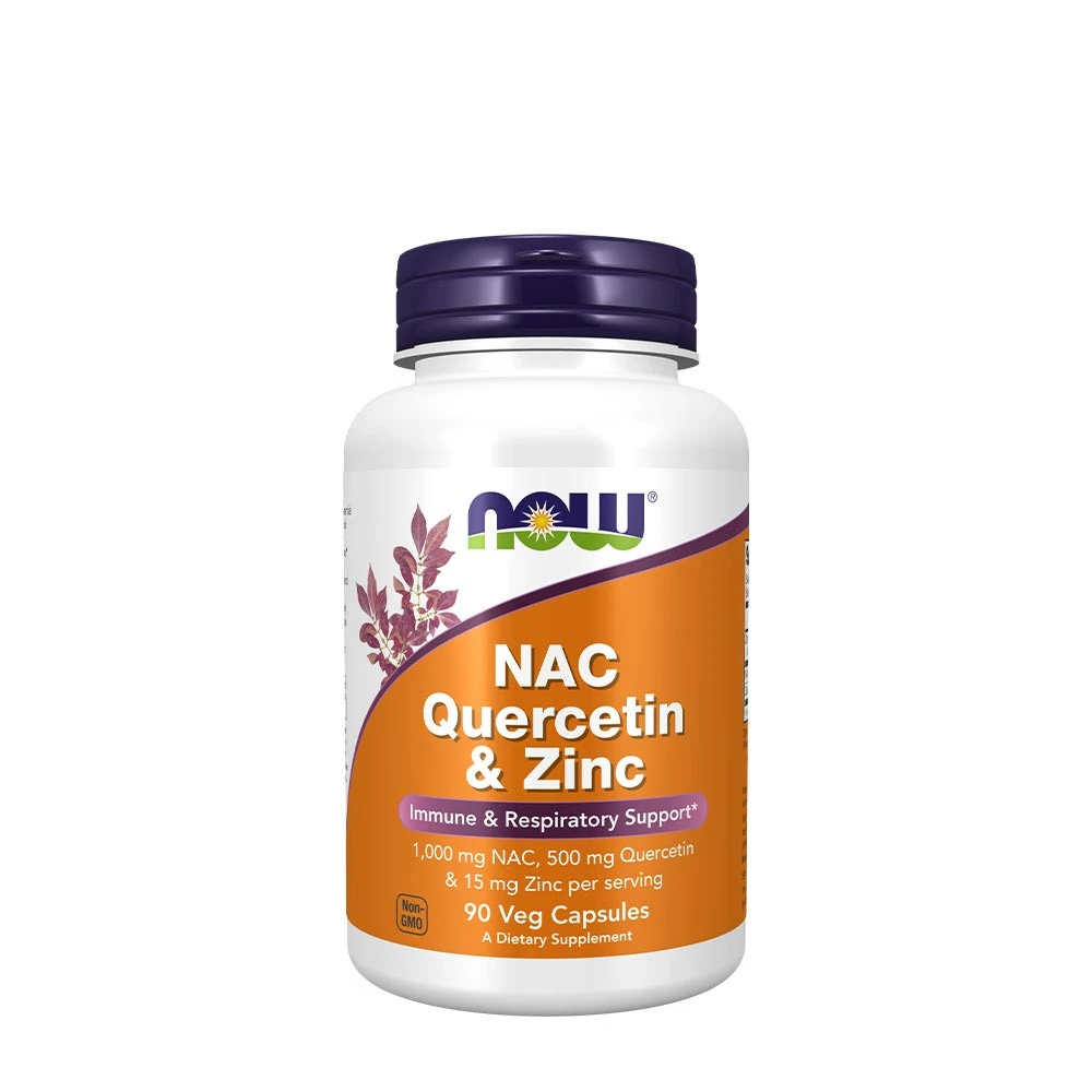 NOW Foods - NAC, Quercetina e Zinco (90 capsule vegetali)