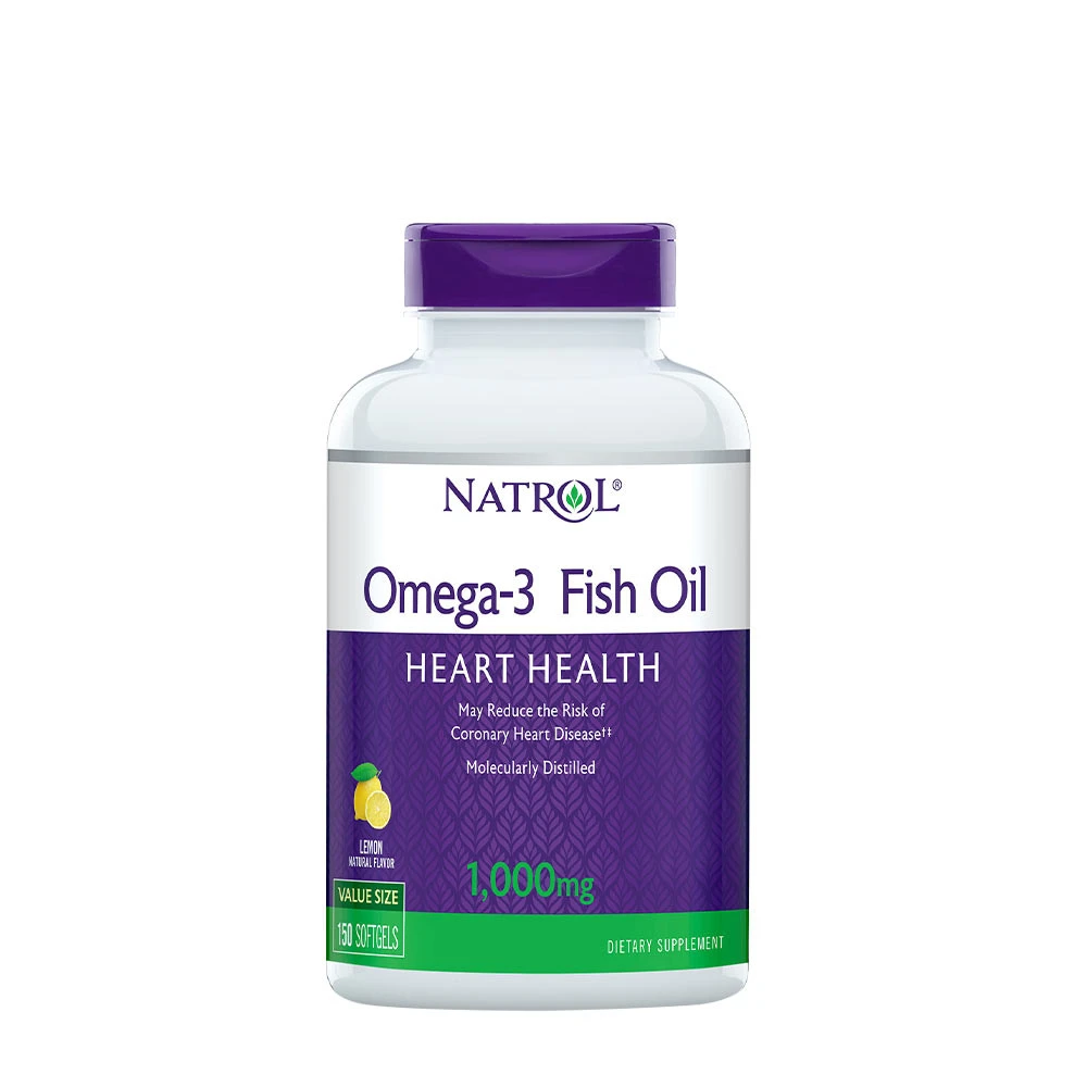Olio di pesce Omega-3, 1000mg - 150 softgels