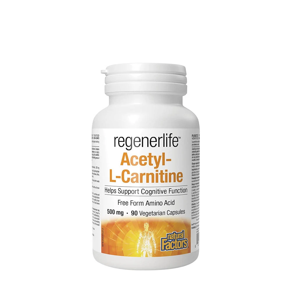 Natural Factors - Acetil-L-Carnitina (90 capsule)