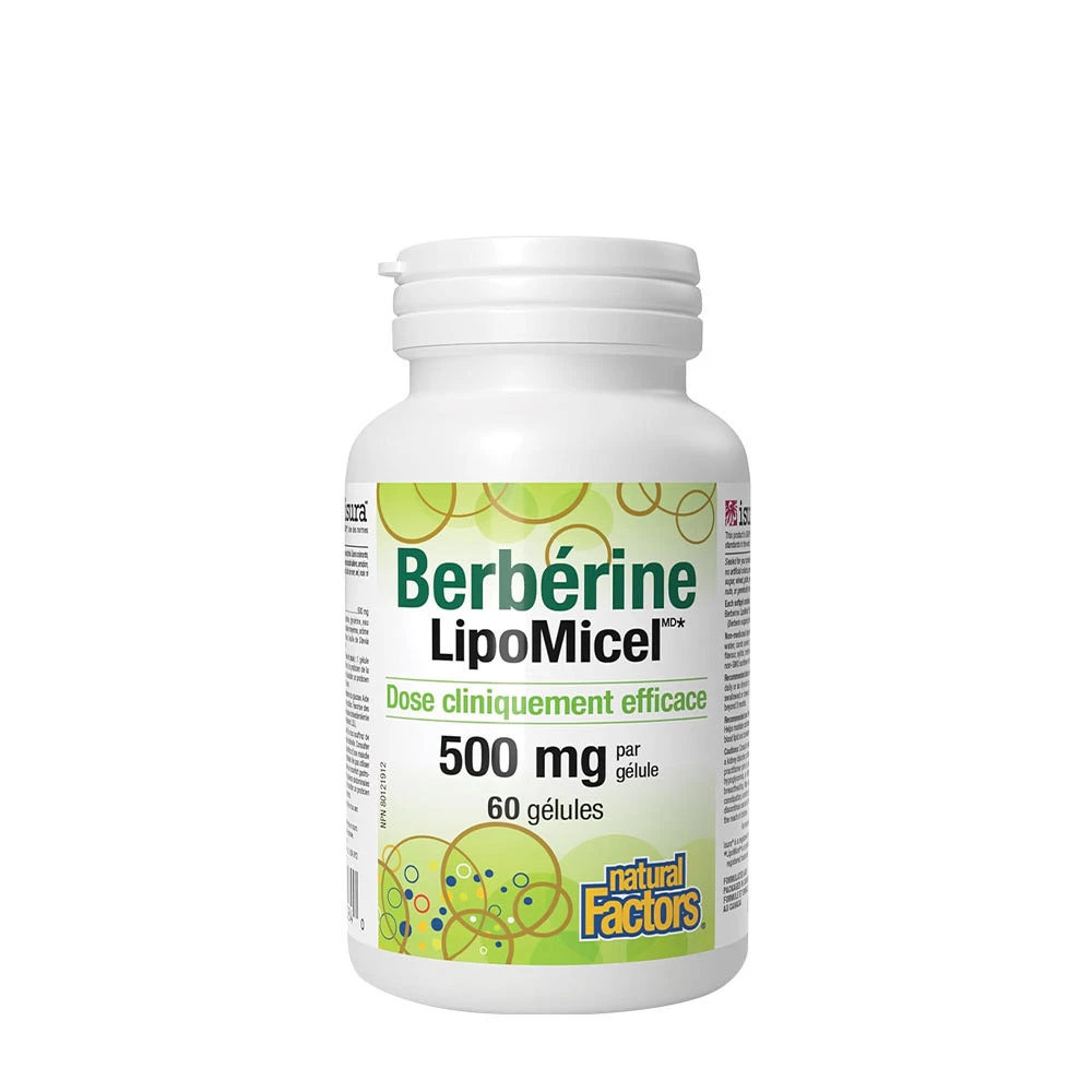 Natural Factors - Berberina LipoMicel Matrix di Natural Factors (60 Softgel)