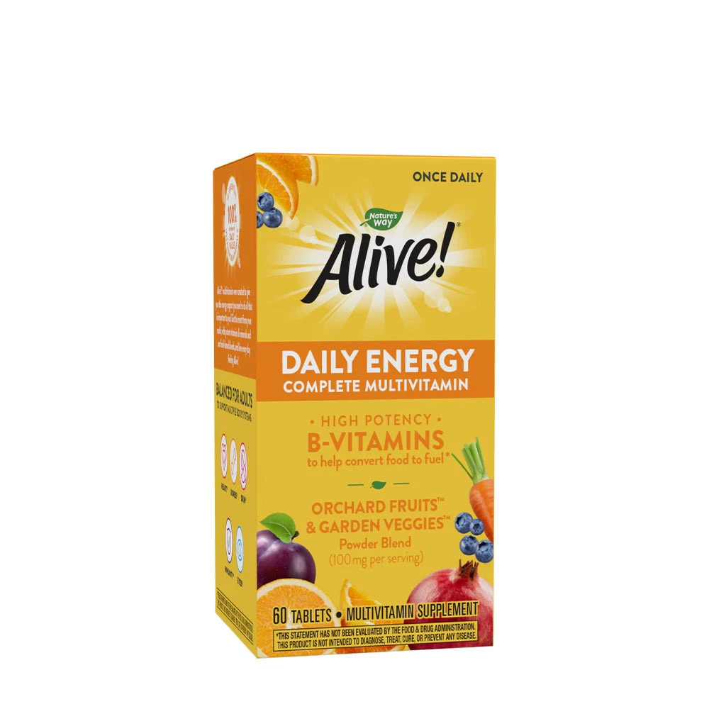 Nature's Way - Alive!® Multivitaminico Completo per l'Energia Quotidiana (60 Compresse)