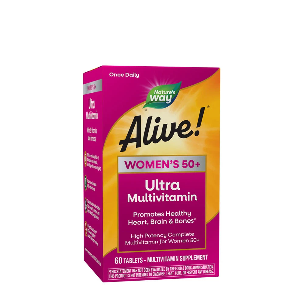 Nature's Way Alive!® Multivitaminico Ultra per Donne Oltre 50 Anni (60 Compresse)