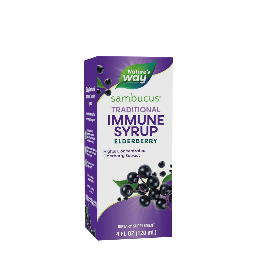 Nature's Way - Sciroppo Tradizionale di Sambuco per il Sistema Immunitario (120 ml)