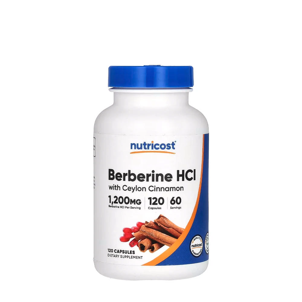 Nutricost - Berberina HCl con Cannella di Ceylon (120 Capsule)