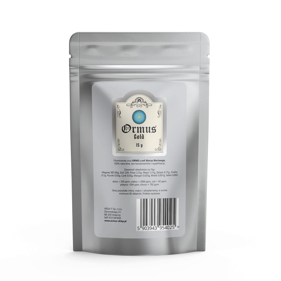 ORMUS - Elementi della Vita: Potente Polvere con Oro (15 g)
