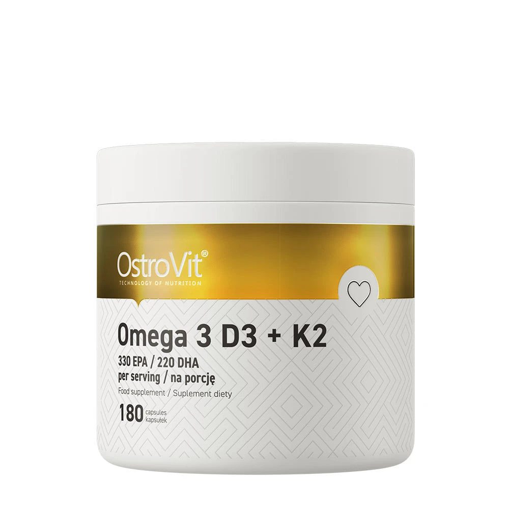 OstroVit - Omega 3 D3+K2 (180 capsule)