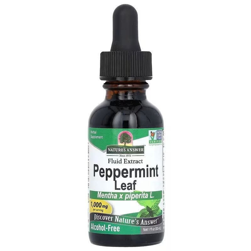Foglie di Menta Piperita, 1000mg - 30 ml