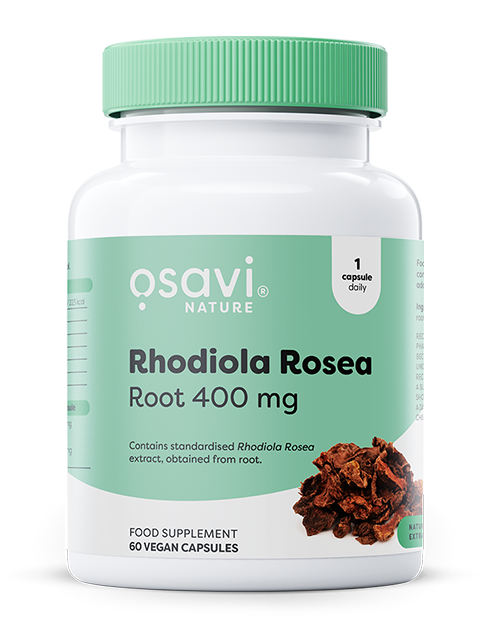 Radice di Rhodiola Rosea, 400mg - 60 capsule vegane