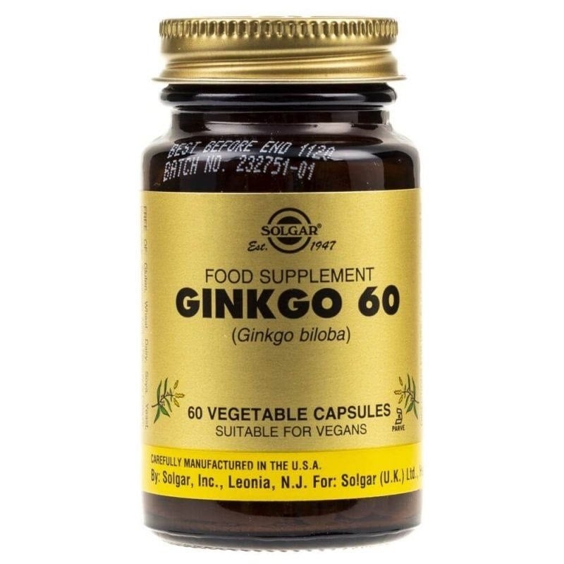 Solgar - Ginkgo Biloba, 60 capsule
