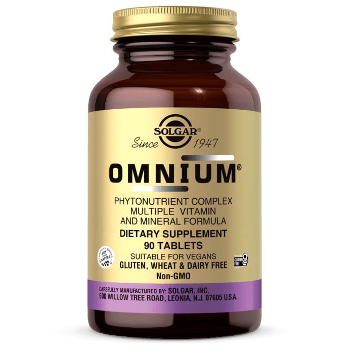 Solgar - Omnium Solgar - Complesso Fitonutriente Multivitaminico e Minerale (90 compresse)