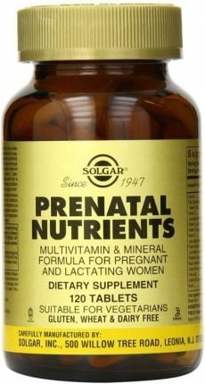 Solgar - Nutrienti Prenatali Solgar (120 compresse)