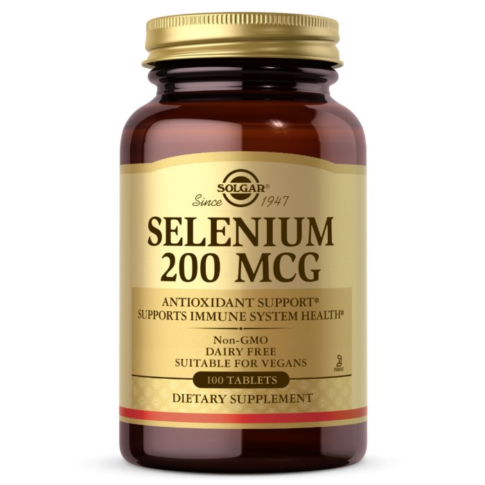 Solgar - Selenio Solgar, 200 mcg (100 compresse)