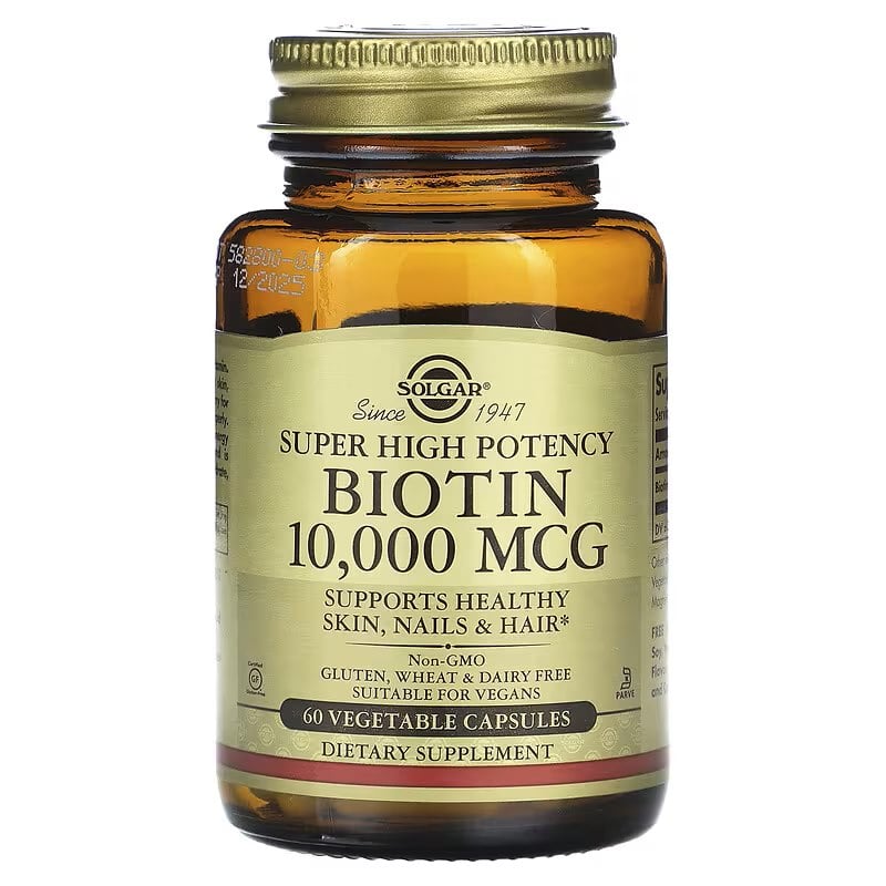 Solgar - Biotina ad Altissima Potenza 10000 mcg (60 capsule)