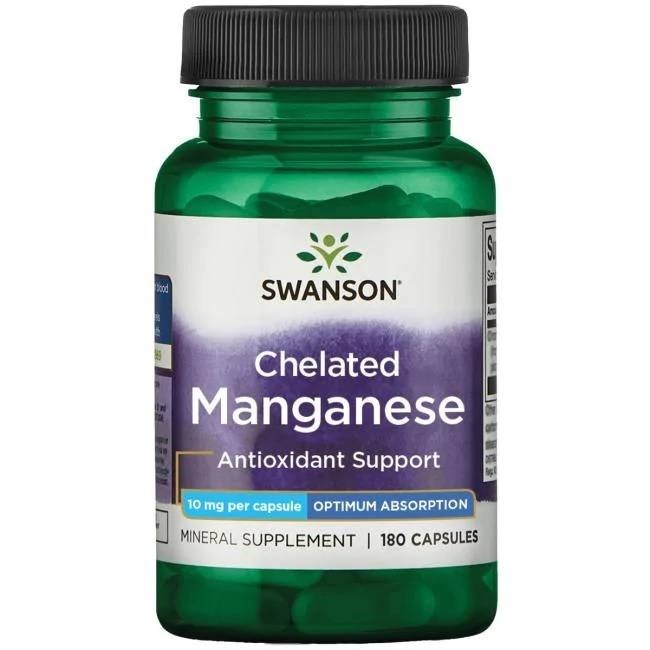 Swanson - Manganese Chelato Albion 10 mg, 180 capsule